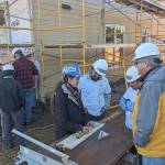 Volunteer hands and muscle