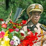 A memorial wreath stands ready for placement during a special ceremony commemorating South Vietnam Armed Forces Day at the joint American-Vietnamese War Memorial at Les Grove Park on June 15. MARK KLAAS, Auburn Reporter