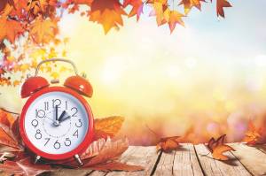 Time to fall back by setting clocks back one hour on Sunday, Nov. 3.
