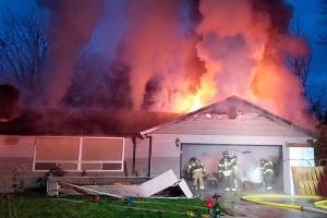 House fire displaces family; no one injured