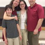 Arina Poggioli stands with her family after earning her Girl Scout Gold Award in May. COURTESY PHOTO, Poggioli