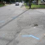 The collective condition of Auburns collector and arterial streets has fallen below a critical threshold as city leaders look for funds to bring them up to snuff again before costly rebuilds are necessary, as was the case with H Street Northeast, pictured here, more than 10 years ago. COURTESY PHOTO, city of Auburn