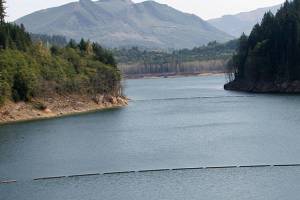 Hanson Dam protecting Green River Valley, Kent from flooding