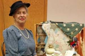 Actress, storyteller comes as Eleanor Roosevelt at group’s monthly meeting