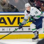 The Thunderbirds Andrej Kukuca brings the puck up the ice during WHL action against Moose Jaw on Tuesday night at the accesso ShoWare Center. COURTESY PHOTO, Brian Liesse, T-Birds