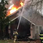 Area crews extinguish abandoned house fire