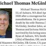 Obituary: Michael Thomas McGinley