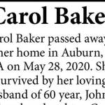 Carol Baker | Obituary