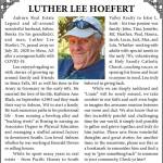 Luther Lee Hoefert | Obituary