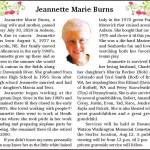 Jeannette Marie Burns