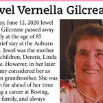 Jewel Vernella Gilcrease | Obituary