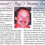 Raymond (“Ray”) Thomas Boehne | Obituary