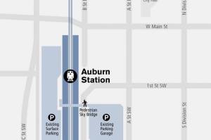 Here is Sound Transits image of the second garages future site.