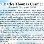 Charles Thomas Cramer | Obituary