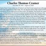 Charles Thomas Cramer | Obituary