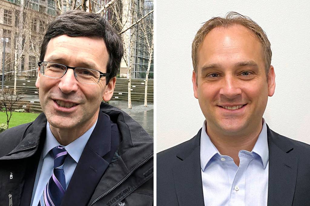 Bob Ferguson (left) and Matt Larkin