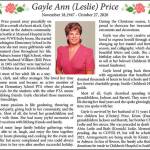 Gayle Ann (Leslie) Price