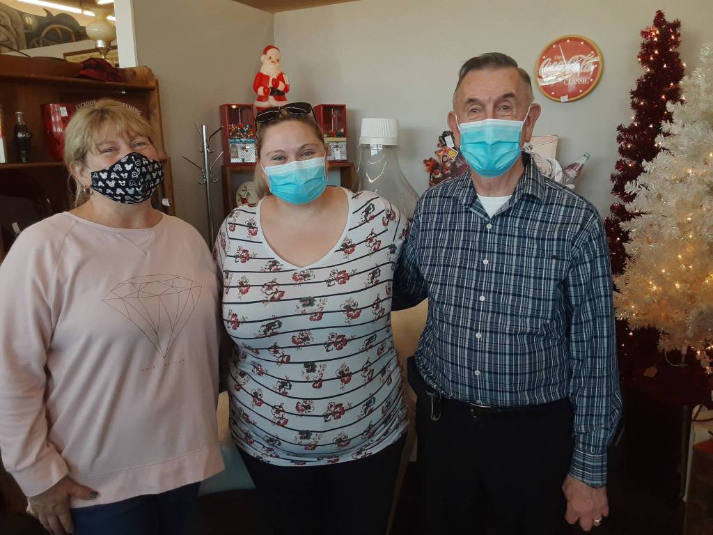 Carly Willis brought staff over from her fathers former antiques business in Fife to help her run Antique Marketplace in Auburn. Robert Whale, Auburn Reporter