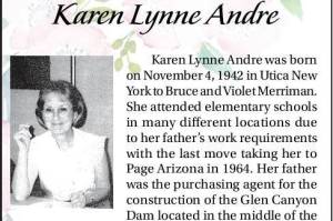 Karen Lynne Andre | Obituary