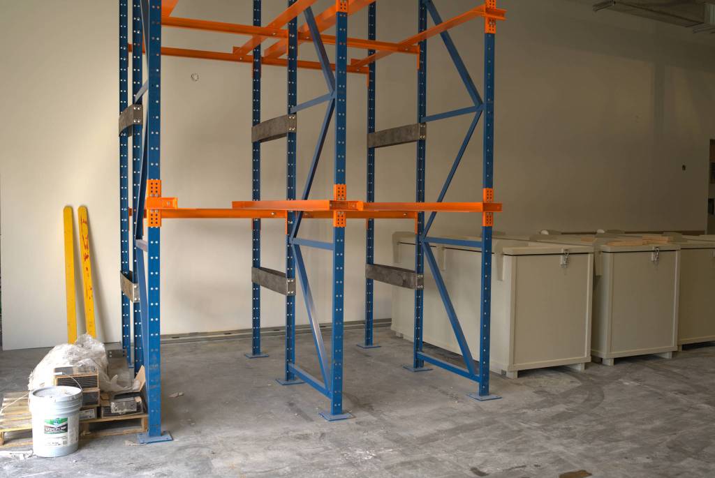 Courtesy photos by Nathan Janser.
Two of the 72 processing pods and the racks on which they will be stored at Return Homes terramation facility at 4146 B Place in northwest Auburn.