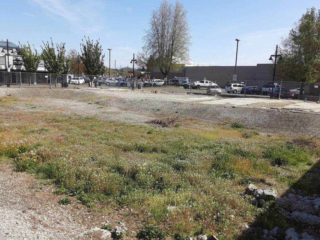 The site of the former Heritage Apartments in downtown Auburn on Monday. Robert Whale, Auburn Reporter