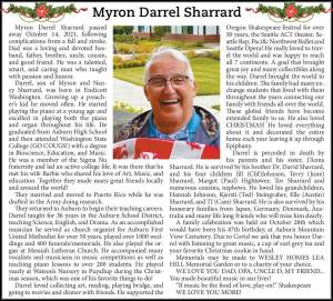 Myron Darrel Sharrard | Obituary