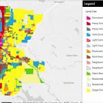 This is a screenshot of Auburns zoning map. Multi-family housing such as duplexes and triplexes are illegal in the bright yellow areas, but House Bill 1782 would change that if its passed in the state Legislature. Auburn Mayor Nancy Backus testified against bill on Jan. 18. (Screenshot)
