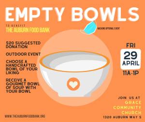 Empty Bowls flyer.