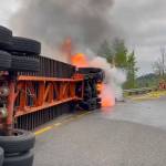 Screenshot of scene video from South King Fire and Rescue
