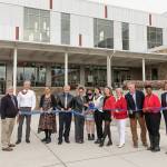 Elected officials, school board members and school leaders cut the ribbon on May 11. FWPS photo