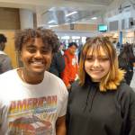 Tenbeta Esayase and Kendyl Walker were among the top graduates of the Auburn Mountainview High School class of 2022 to accept their diplomas at Auburn Memorial Stadium. Photo by Robert Whale, Auburn Reporter