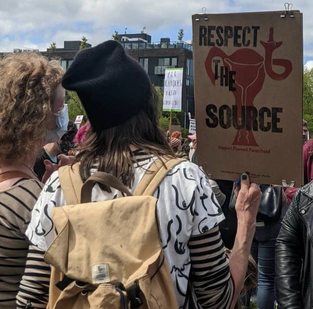 Reproductive rights protest at Cal Anderson Park on May 14. Hannah Saunders/Sound Publishing