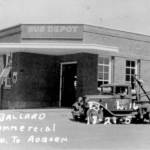 Auburns first bus depot, which once operated on the block where the Wells Fargo Bank is today on Auburn Avenue. Photo provided courtesy of Puget Sound Historical Archives.