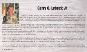 Gerald C. Lybeck Jr | Obituary