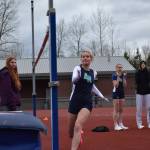 Sophie Danielson takes aim on the high jump. Ben Ray / The Reporter