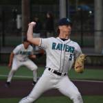 Ravens RHP Cole Foster dominates on the mound, striking out 12 in the first round. Ben Ray / The Reporter