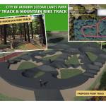 The layout of the Cedar Lanes bike park. (Image courtesy of Auburn Parks, Arts and Recreation)