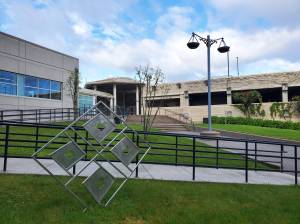 The King County jail is to the right in this photo while courtrooms are to the left at the Maleng Regional Justice Center in Kent, at Fourth Avenue North and West James Street, across from the ShoWare Center. COURTESY PHOTO, King County