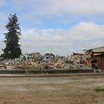 Final demolition began this month at the Olympic Middle School site, 839 21st St. SE, Auburn.