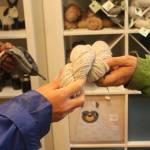 Guests in the on-site Green Apple boutique can buy yarn spun from the fibers of the farms own alpacas and sheep. Photo by Bailey Jo Josie/Sound Publishing.