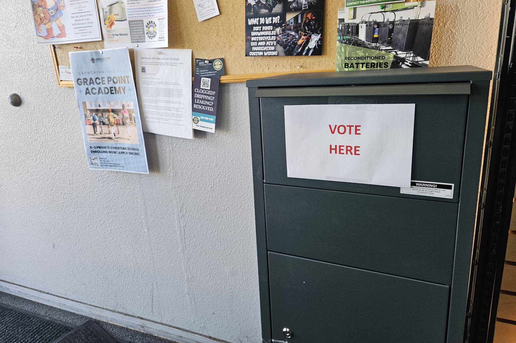 Photo by Ray Miller-Still/Sound Publishing
Its legal in Washington to be a third-party ballot collector, but election officials strongly suggest using official drop boxes instead.