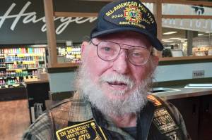 The Auburn community will honor veterans of all military services at Saturdays Veterans Day Parade, among them former U.S. Marine John Boterf, pictured here. (Photo by Robert Whale, Auburn Reporter)