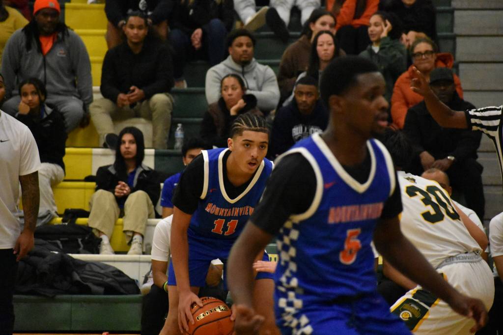 Senior Caleb Bowden takes on a Charger. (Photos by Ben Ray / The Reporter)