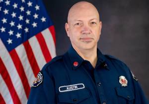 VRFA fire captain Bill Austin retires. (Courtesy photo)