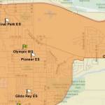 Map of Auburn School District 3. Photo courtesy of the Auburn School District.