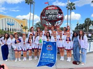 The Auburn Mountainview cheer team. Photo provided by Shana Biggs.