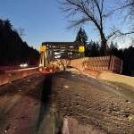 The scene of the semi-truck collision posted at 6:49 a.m. (Courtesy of the Zone 3 PIOS.)