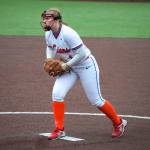 Addy Thibeault-Miranda in the circle for the Lions.