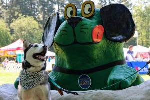 A scene from Auburns 2023 Petpalooza at Game Farm Park. The event featured the Dog Trot, photos with Green Dog, a petting zoo, contests, kiddie rides, food, beer garden, vendors and more. File photo