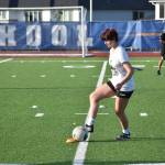 Laura Hamell controls the ball at practice for Auburn Mountainview. Ben Ray / The Reporter